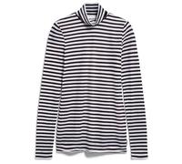 ARMEDANGELS - Women's Grazilianaa Stripes - Haut à manches longues - S - white / black