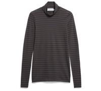 ARMEDANGELS - Women's Grazilianaa Stripes - Haut à manches longues - XS - walnut cream / dark steel