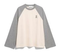 ARMEDANGELS - Women's Iconic Å Raglan Longsleeve - Haut à manches longues - L - undyed / silver melange