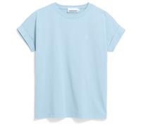 ARMEDANGELS - Women's Idaa Logo - T-shirt - L - blue glow