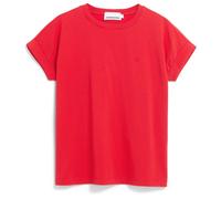 ARMEDANGELS - Women's Idaa Logo - T-shirt - L - mars red