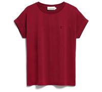 ARMEDANGELS - Women's Idaa Logo - T-shirt - L - velvet red