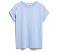ARMEDANGELS - Women's Idaa Logo - T-shirt - S - soft blue