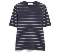 ARMEDANGELS - Women's Jaanisara Fine Stripe - T-shirt - S - dark steel / oatmilk