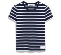 ARMEDANGELS - Women's Kardaa Stripes - T-shirt - XS - night sky / white