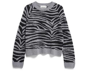 ARMEDANGELS - Women's Liliriaa Zebraraa - Pull - XXL - silver melange / steel melange