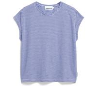 ARMEDANGELS - Women's Ofeliaa Lovely Stripes - T-shirt - XL - oatmilk / blue noon