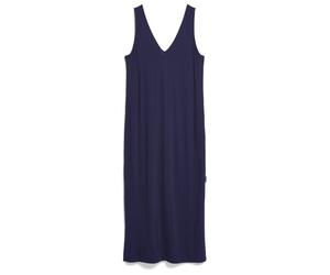 ARMEDANGELS - Women's Sleeveless Jersey Midi Dress - Robe - XL - tinted navy