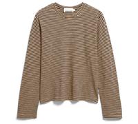 ARMEDANGELS - Women's Slub Jersey Stripe Longsleeve - Haut à manches longues - XS - tinted navy / golden hay