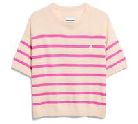 ARMEDANGELS - Women's Stripe Linen Blend Sweater - Pull - S - undyed / washed berry