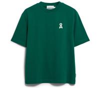 ARMEDANGELS - Women's Tarjaa Å Embro - T-shirt - M - emerald green