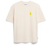 ARMEDANGELS - Women's Tarjaa Å Embro - T-shirt - XL - undyed / yellow