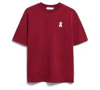 ARMEDANGELS - Women's Tarjaa Å Embro - T-shirt - XS - velvet red