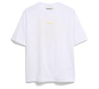 ARMEDANGELS - Women's Tarjaa Graphic - T-shirt - M - white / armedangels yellow
