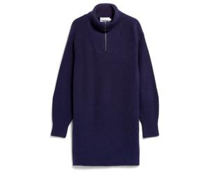 ARMEDANGELS - Women's Troyer Rib Knit Dress - Robe - L - tinted navy