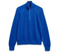 ARMEDANGELS - Women's Troyer Vanisé Knit Sweater - Pull - M - dynamo blue / light dynamo blue