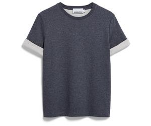 ARMEDANGELS - Women's Un-Wasted - T-shirt - M - steel melange / undyed