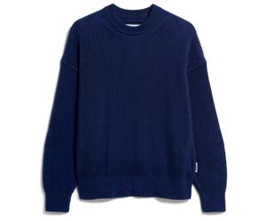 ARMEDANGELS - Women's Vanisé Rib Knit Sweater - Pull - L - tinted navy / light tinted navy