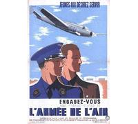 armée de l air Reproduction Affiche Poster-Format Size 50X70 cm-Papier 300 GR-Tous formats et Vente du fichier numérique Possible Nous Consulter (Boutique affichevintage.FR)