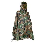 Mil-Tec ARMÉE DE TERRE ANTI-DÉCHIRURE PONCHO DE PLUIE 4 COULEURS - Woodland