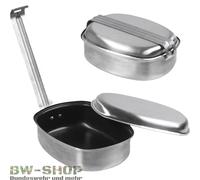 ARMÉE FRANÇAISE USTENSILES DE CUISINE 2 PIÈCES FRANC. VAISSELLE ARMÉE MILITAI...