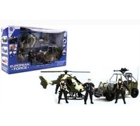 Armee helico et auto - 3 soldats