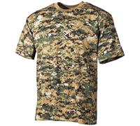 ARMÉE HOMMES T-SHIRT MILITAIRE SUPÉRIEURE MARINE TEE MARPAT CAMO WOODLAND NUMÉRI