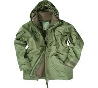 ARMÉE IMPERMÉABLE PARKA ECWCS HOODED VESTE MILITAIRE AVEC VERT OLIVE MOLLETON S-