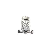 Armée italienne : broche de veste en argent 925 - Fregio - Blason - Symbole