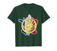 Armée Militaire Française Etrangere Troupe Disant Design T-Shirt, Homme, Vert Forêt, 3XL