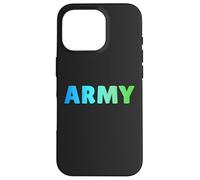 Armée - Texte dégradé Gras, Style Tactique Coque pour iPhone 16 Pro