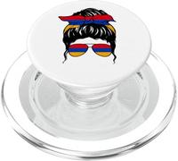 Armenian Girl Arménie Drapeau Arménien Fière Femme Arménienne PopSockets PopGrip pour MagSafe
