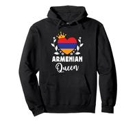 Armenian Queen Armenia Flag Proud Armenian Woman Sweat à Capuche