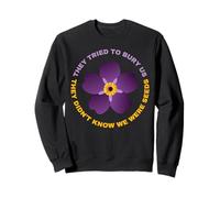 Arménie Armenian Genocide 1915 Violet Forget Me Not Flower Sweatshirt