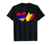 Arménie Belgique Amour Coeur Arménien Belge Double Nationalité T-Shirt
