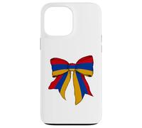Arménie Fierté Arménienne Drapeau Fille Coquette Nœud Ruban Coque pour iPhone 13 Pro Max