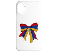 Arménie Fierté Arménienne Drapeau Fille Coquette Nœud Ruban Coque pour iPhone 16 Plus