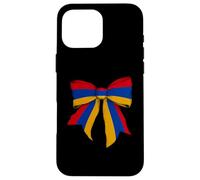 Arménie Fierté Arménienne Drapeau Fille Coquette Nœud Ruban Coque pour iPhone 16 Pro Max