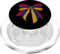 Arménie Fierté Arménienne Drapeau Fille Coquette Nœud Ruban PopSockets PopGrip pour MagSafe