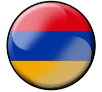 Arménie Rond - 15x15cm - Sticker/Autocollant