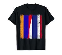 Arménie Thaïlande Demi-Drapeau Arménien Thaïlande Racines thaïlandaises T-Shirt