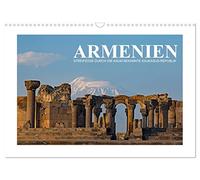 Arménie - Traits à travers la République du Caucase à peine connue (calendrier mural 2026 DIN A3 paysage) - Calendrier mensuel CALVENDO
