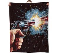 Armes À Feu Couverture Multi-Usages Couverture Flanelle Doux Plaids pour Hiver Salon Divans 100x125cm