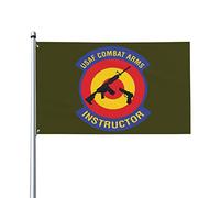 Armes De Combat Des Forces Américaines Drapeau Drapeau De Jardin Couleurs Vives Drapeaux Pour Célébrations Extérieur Cour 3X5Ft