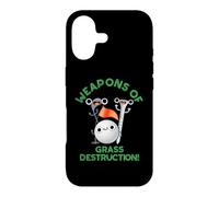 Armes de Destruction d'herbe drôle de Jeu de Mots de Golf Coque pour iPhone 17
