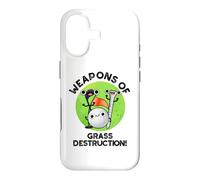 Armes de Destruction d'herbe drôle de Jeu de Mots de Golf Coque pour iPhone 17