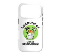 Armes de Destruction d'herbe drôle de Jeu de Mots de Golf Coque pour iPhone 17 Pro