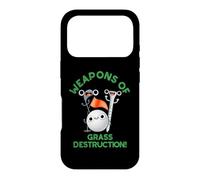 Armes de Destruction d'herbe drôle de Jeu de Mots de Golf Coque pour iPhone 17 Pro