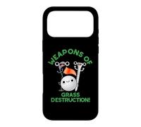 Armes de Destruction d'herbe drôle de Jeu de Mots de Golf Coque pour iPhone 17 Pro Max