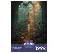 Armes et Roses 1000 Pièces Puzzle Cadeaux pour Femmes, Cadeaux pour Hommes Jeu De Puzzle pour Toute La Famille pour Adultes Et Enfants70x50cm/1000pcs